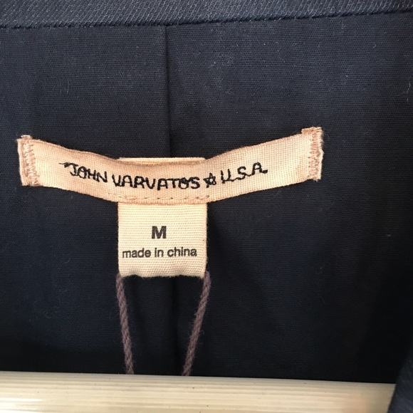 John Varvatos Factory Wrinkled Long Jacket Medium - Picture 3 of 8